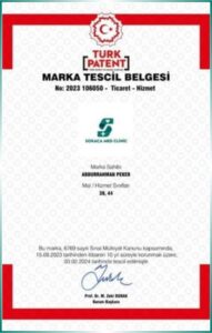 Certificato di registrazione del marchio